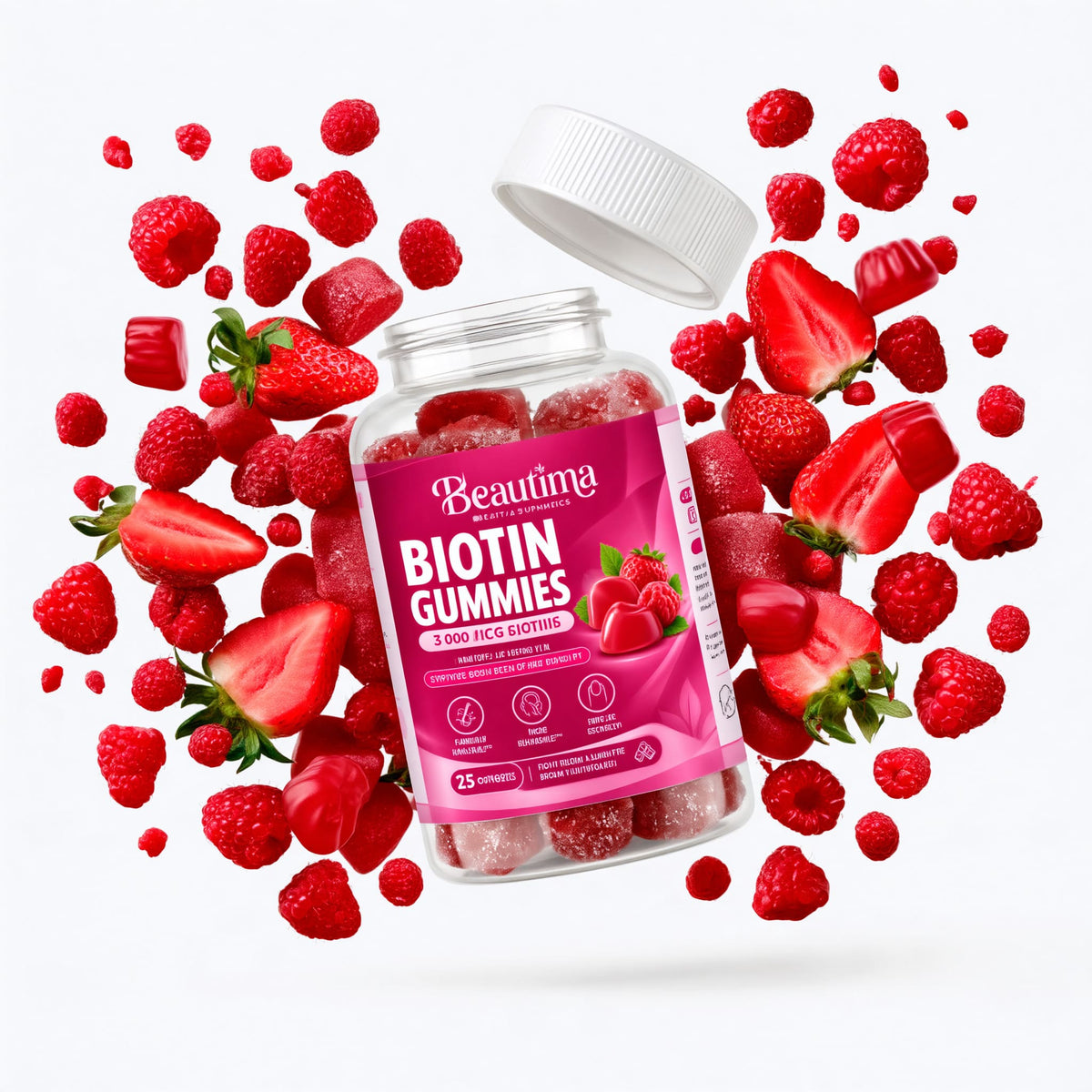 حلوى للمضغ بالبيوتين - Biotin Gummies